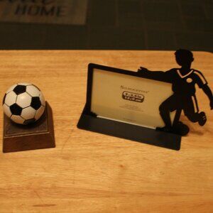Soccer Picture Frame and Paper Weight